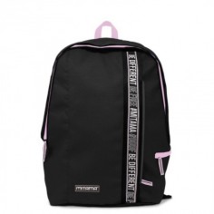 MITAMA COLOR TOUCH CON CAPPELLINO NERO/ROSA - MT-63427