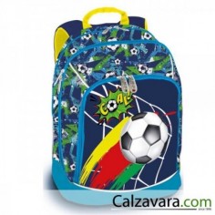 POOL OVER - Zaino Dream Skin Over Calcio Goal! 3 Scomparti 28 Lt cm 31x43x21