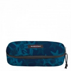 ASTUCCIO eastpak OVAL SINGLE tasca interna con zip B16 SEA STARS tinta unita EK717 fantasia BLU