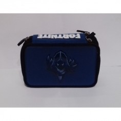 ASTUCCIO CORREDO 3 ZIP FORTNITE CON STAMPA BLU