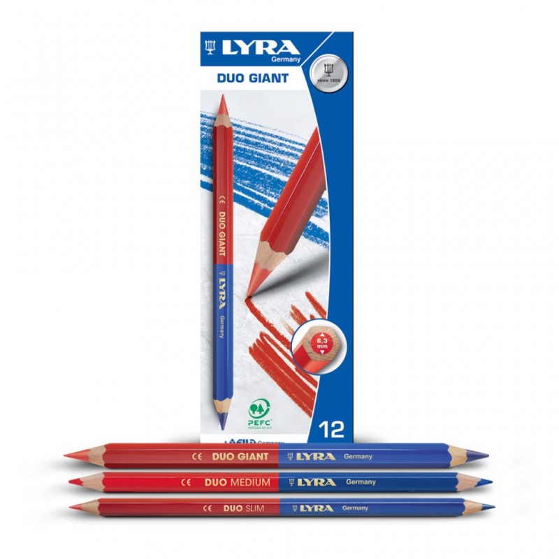 Lyra Duo blister da due e tre pezzi matita singola Lyra Duo blister da due e tre pezzi matita singola