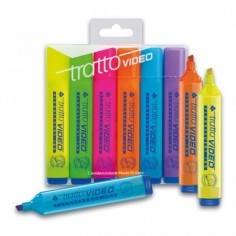 Tratto video Busta 4 e 6 pezzi; Astuccio 5 pezzi; Blister 1 e 4 pezzi; Colori singoli