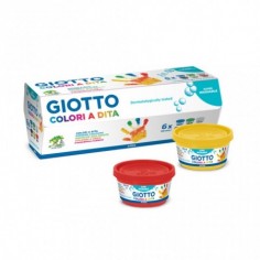 Giotto Colori a Dita Formati: Confezione 6 barattoli da 100 ml Formati per la classe