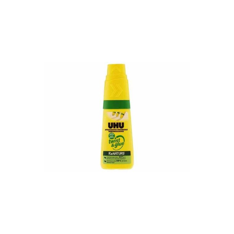 UHU Twist & Glue ReNATURE senza solventi - attaccatutto universale UHU Twist & Glue ReNATURE senza solventi - attaccatutto universale