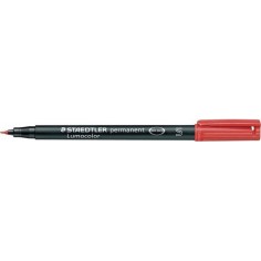 Staedtler Lumocolor permanent S DRY SAFE 313-2 Marcatore indelebile Rosso resistente all'acqua: Sì