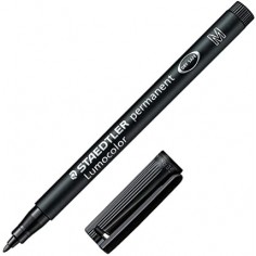 PENNARELLO LUMOCOLOR PUNTA M 317-9 NERO (COLORE NERO)