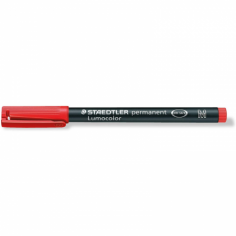 PENNARELLO LUMOCOLOR PUNTA M 317-2 ROSSO (COLORE ROSSO)