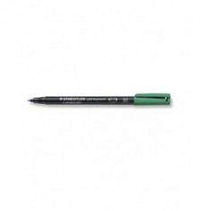 STAEDTLER PENNARELLO PERMANENTE LUMOCOLOR MEDIO 5-VERDE