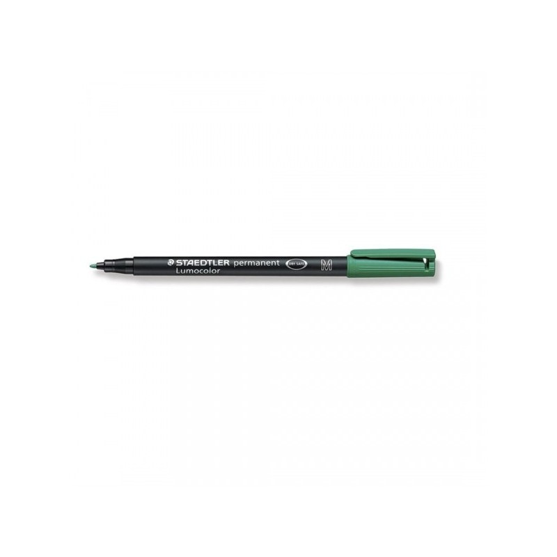 STAEDTLER PENNARELLO PERMANENTE LUMOCOLOR MEDIO 5-VERDE STAEDTLER PENNARELLO PERMANENTE LUMOCOLOR MEDIO 5-VERDE