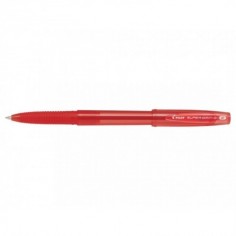 Super Grip G con Cappuccio - Penna a sfera - Rosso - Punta Fine