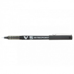 Hi-Tecpoint V5 - Roller a inchiostro Liquido - Nero - Punta Fine
