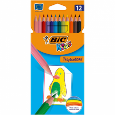 PASTELLI BIC TROPICOLORS 12 COLORI