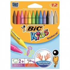 Pastelli cera plastidecor 12 BIC 945764 3270220000341