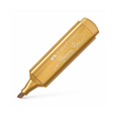 FABER-CASTELL EVIDENZIATORE TEXLINER METALLIC 1546 ORO GLAMOUR