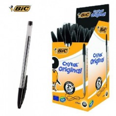 PENNA BIC CRISTAL 1.0MM NERA CONF. 50PZ