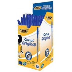 PENNA BIC CRISTAL 1.0MM BLU CONF. 50PZ