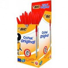 PENNA BIC CRISTAL 1.0MM ROSSA CONF. 50PZ