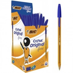 Bic Cristal Original Fine Penna a Punta Fine da 0.8 mm
