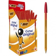 Bic Cristal Original Fine Penna a Punta Fine da 0.8 mm