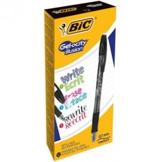 BIC Gel-ocity Illusion Penne Gel Cancellabili Punta Media (0
