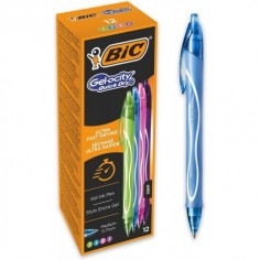 BIC Gel-ocity Quick Dry Penne Gel Con Punta Media - Colori Assortiti