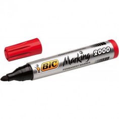 BIC Marking 2000 ECOlutions Indelebili Con Punta Media Tonda - Rossi