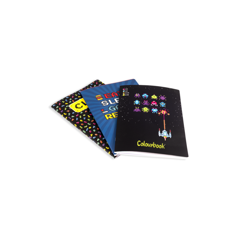 COLOURBOOK MAXI QUADERNI SPILLATO GAMES FORMATO A/4 5 MM. CONF. 5 MAXI FANTASIE ASS. COLOURBOOK MAXI QUADERNI SPILLATO GAMES FORMATO A/4 5 MM. CONF. 5 MAXI FANTASIE ASS.