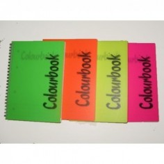 MAXI QUADERNO CON SPIRALE COLOURBOOK 5 MM COLORI FLUO VERDE