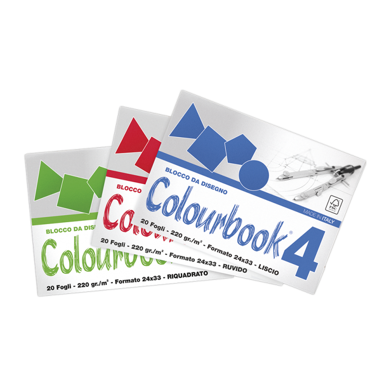 BLOCCHI DA DISEGNO ALBUM COLOURBOOK 220gr. BLOCCHI DA DISEGNO ALBUM COLOURBOOK 220gr.
