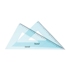 COPPIA SQUADRE 45° E 60° – 32 CM